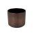 Bronz színű Stripes hengerkaspó 12-16cm