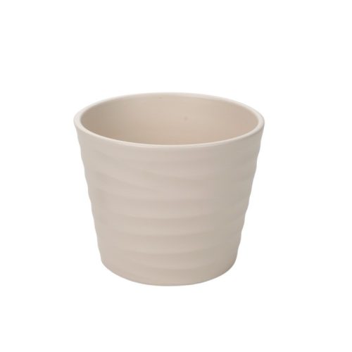 Bézs színű Wave kaspó 12-23cm
