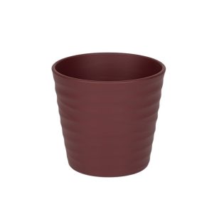Bordó színű Wave kaspó 12-17cm