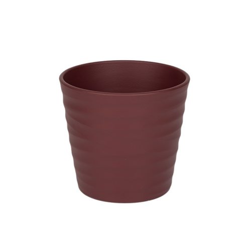 Bordó színű Wave kaspó 12-17cm