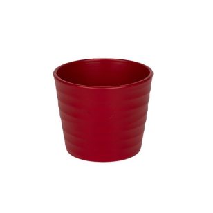 Piros színű Wave kaspó 12-17cm