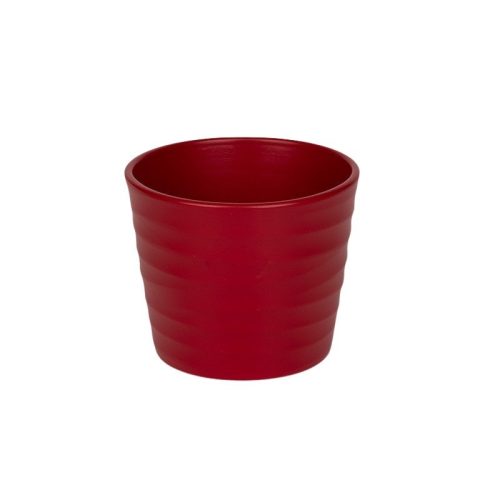 Piros színű Wave kaspó 12-17cm