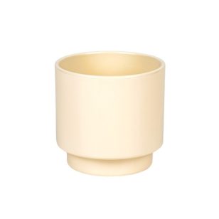 Krémszínű Milo hengerkaspó 12-14cm