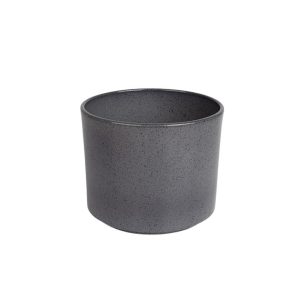 Szürke mázas Cylindro hengerkaspó 12-13cm