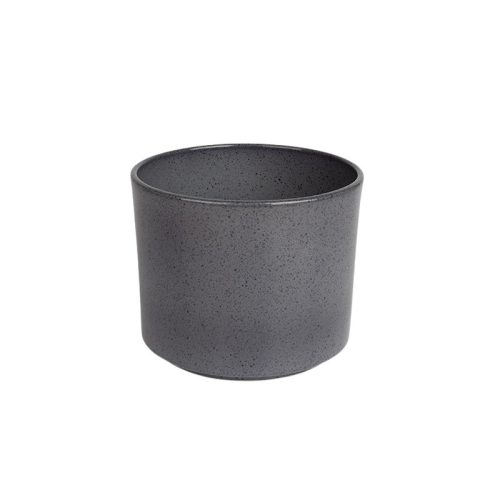 Szürke mázas Cylindro hengerkaspó 12-13cm